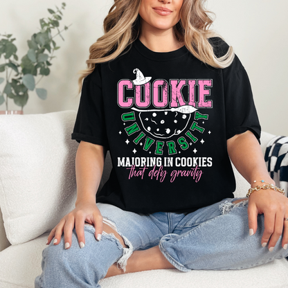 Cookie University Majoring In Cookies That Defy Gravity - T-Shirt