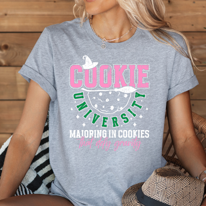 Cookie University Majoring In Cookies That Defy Gravity - T-Shirt