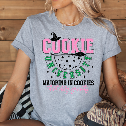 Cookie University Majoring In Cookies That Defy Gravity - T-Shirt