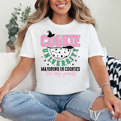 Cookie University Majoring In Cookies That Defy Gravity - T-Shirt