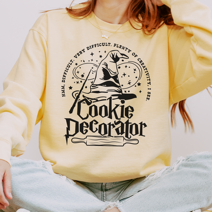 Wizard Hat Cookie Decorator [Black Design] - Sweatshirt