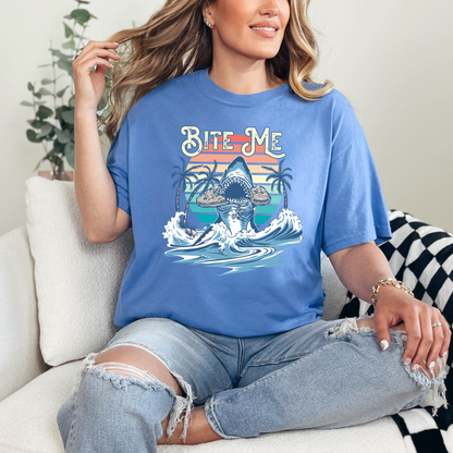 Bite Me Shark Cookie - T-Shirt