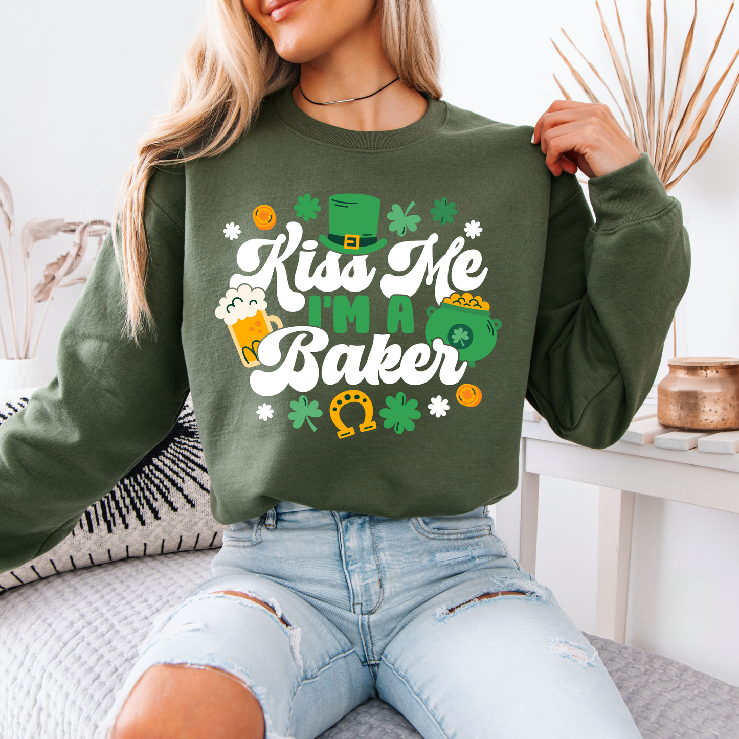Kiss Me I'm A Baker - Sweatshirt