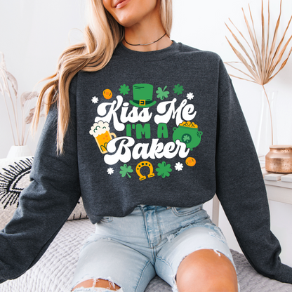 Kiss Me I'm A Baker - Sweatshirt