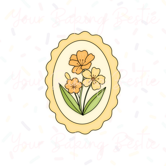 YBB - Scalloped Oval - Cookie Cutter