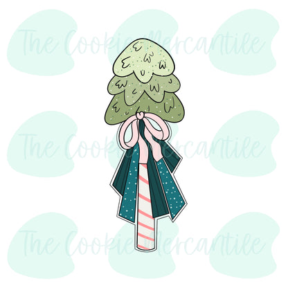 Skinny Tree Cookie Pop Stick  - Cookie Cutter