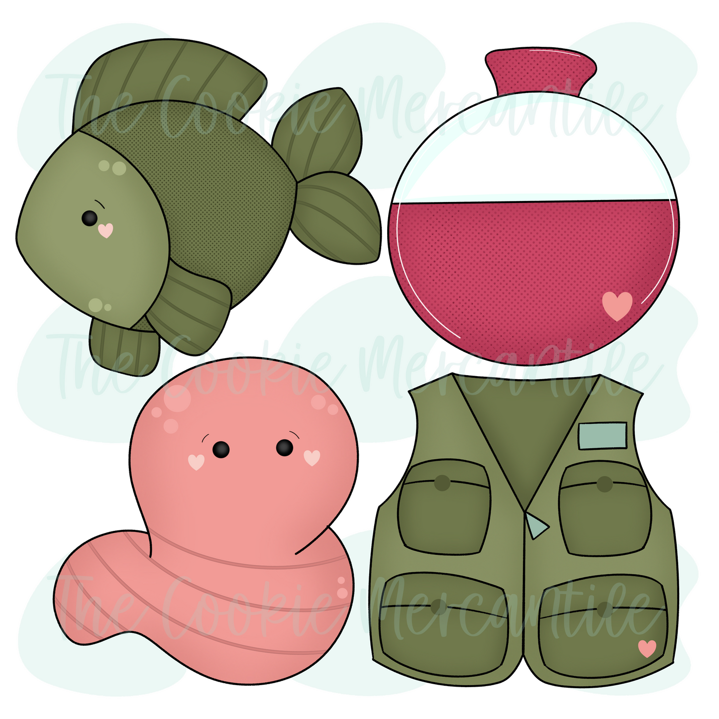 Fishing Set - Cookie Cutters
