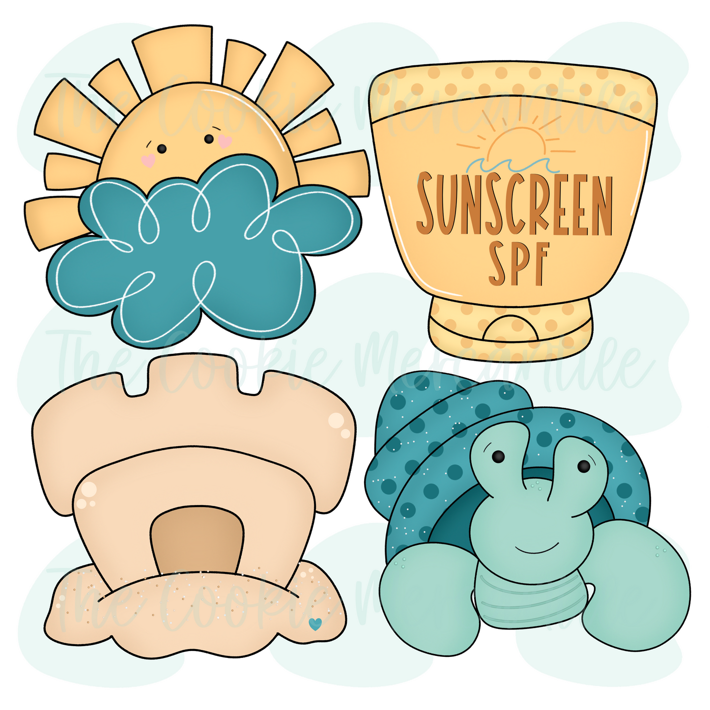 Sunset Cove Set - Cookie Cutters