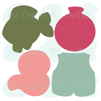 Fishing Set - Cookie Cutters