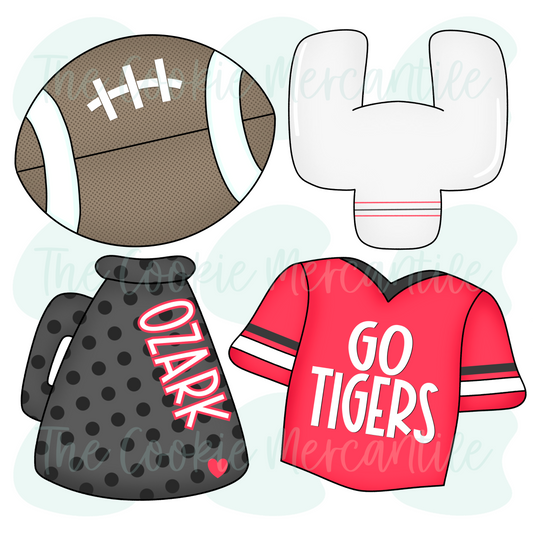 Football Set - Cookie Cutters