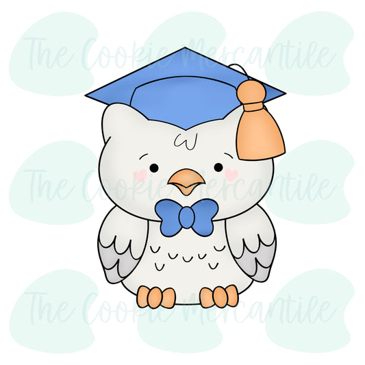 Owl Graduate - Cookie Cutter