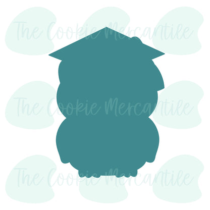 Owl Graduate - Cookie Cutter