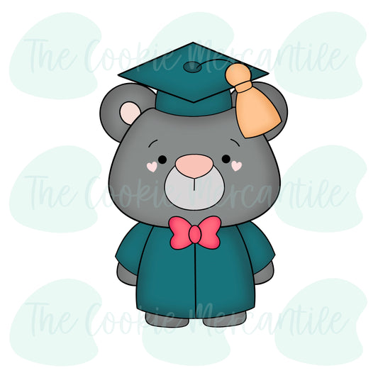 Bear Graduate - Cookie Cutter