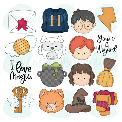 You're A Wizard Set - Cookie Cutters
