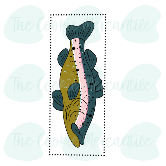 Skinny Brooks Fish Stick 6 Inch - Cookie Cutter