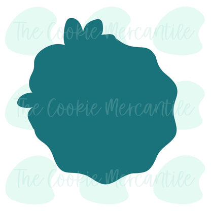 Floral Wavy Round Plaque - Cookie Cutter