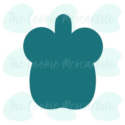Mouse Caramel Apple - Cookie Cutter