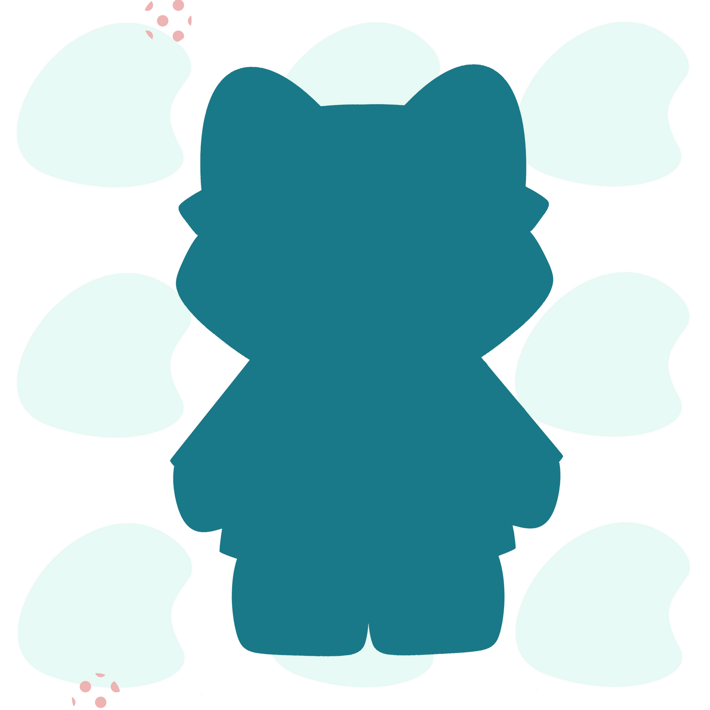 Black Cat in PJS - Cookie Cutter