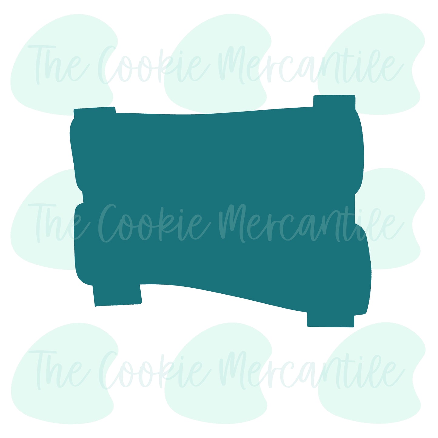 Wonky Beach Sign - Cookie Cutter