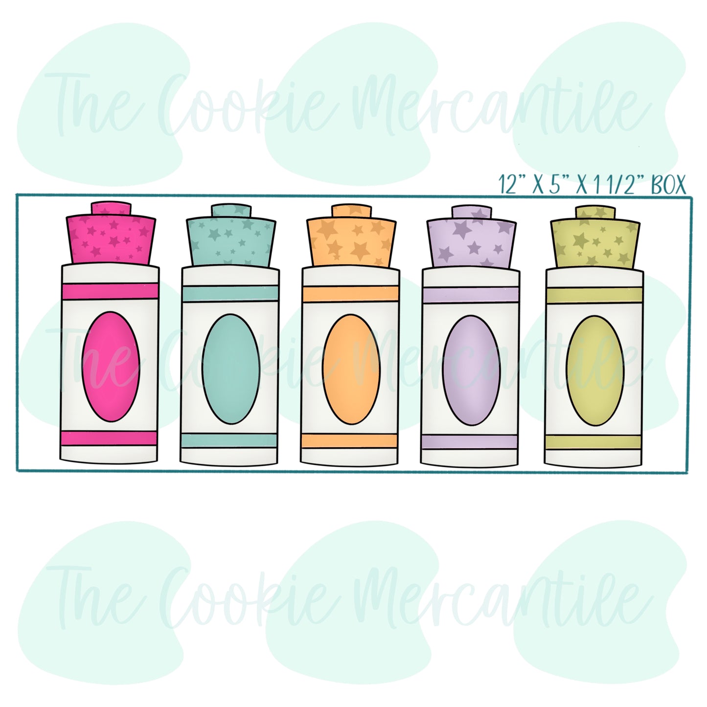 School Stick 5 PIece  Set - Cookie Cutter