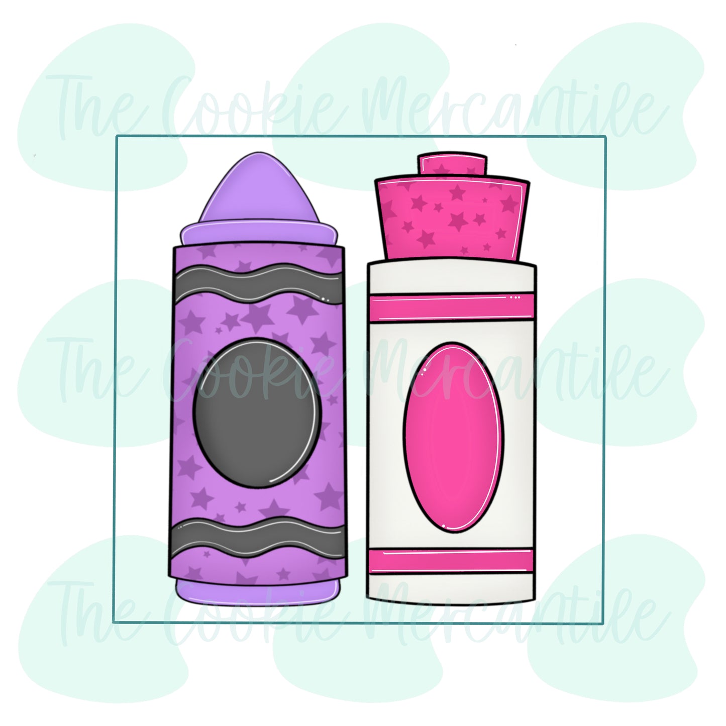 School Stick 5 PIece  Set - Cookie Cutter