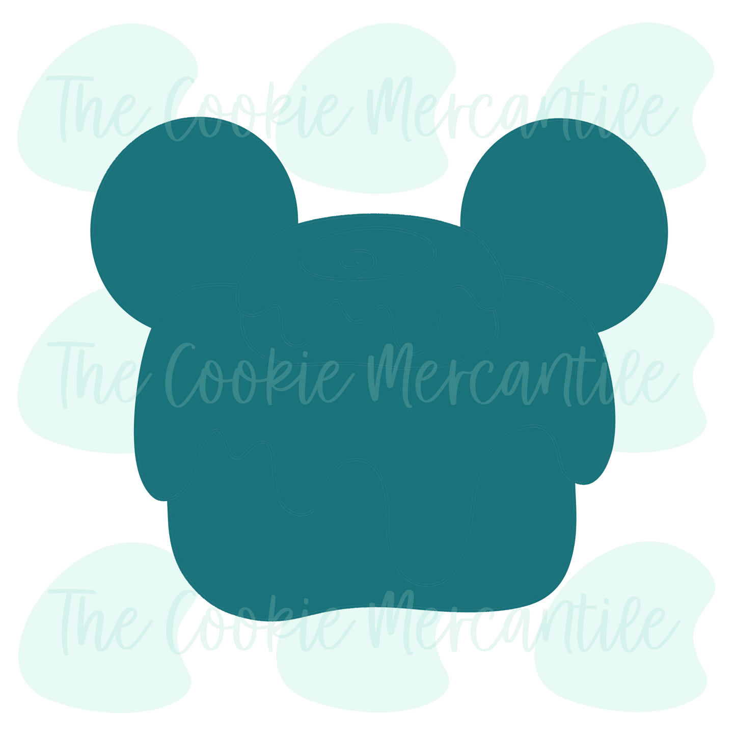 Mouse Cinnamon Roll - Cookie Cutter