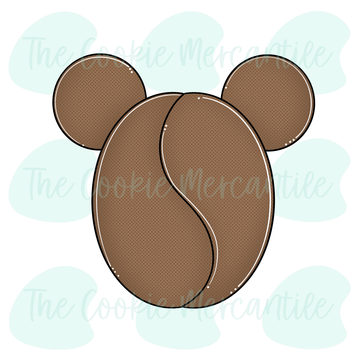 Mouse Coffee Bean - Cookie Cutter
