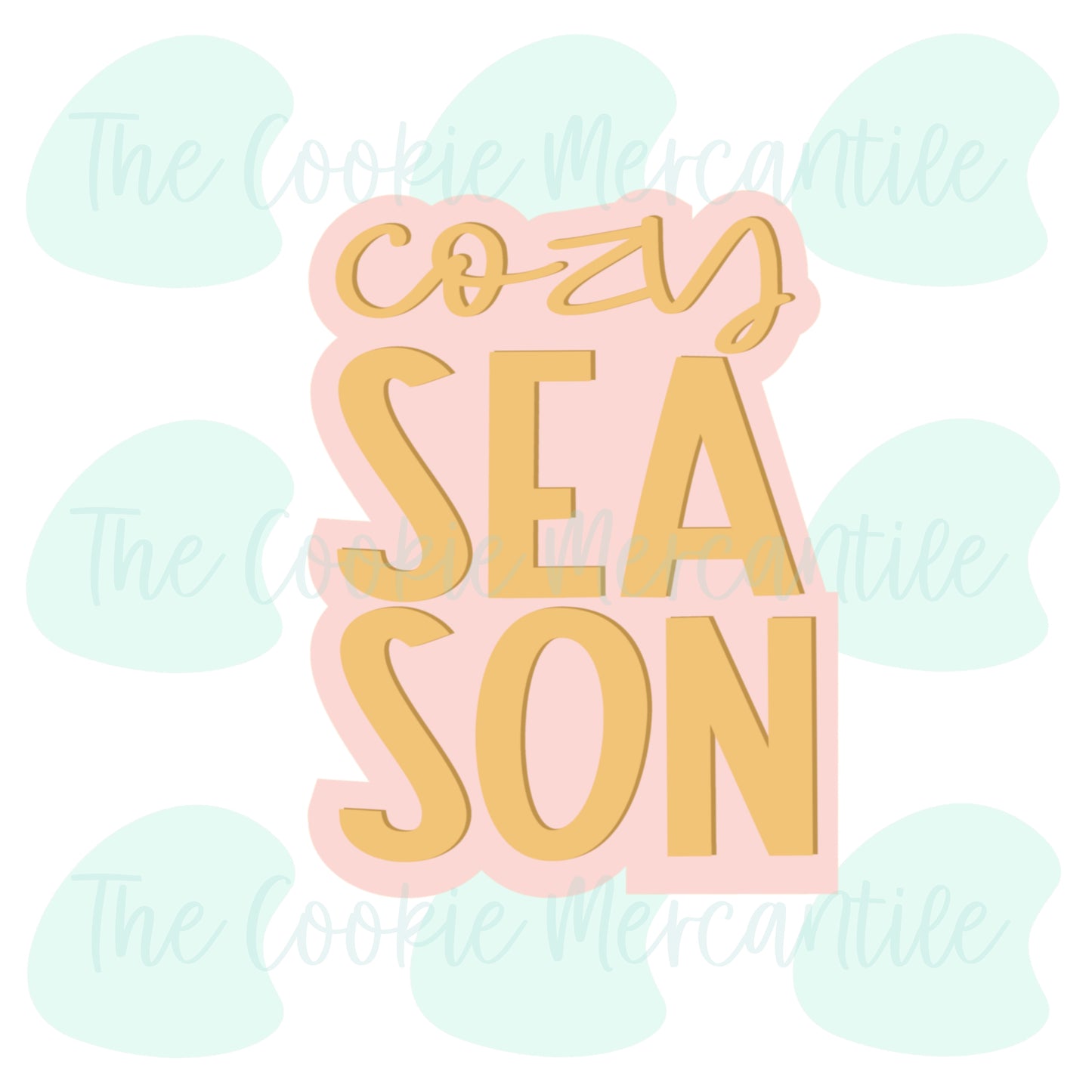 Cozy Season Plaque - Cookie Cutter