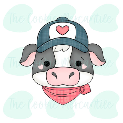 Baseball Cap  Cow - Cookie Cutter