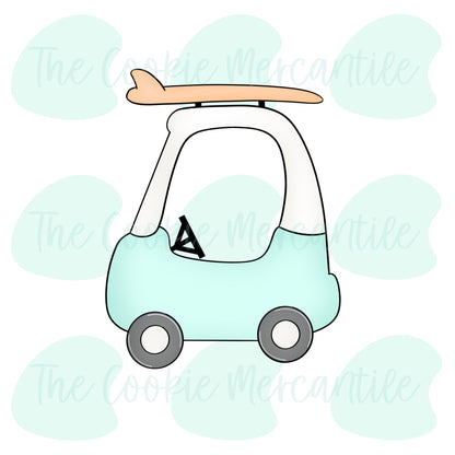 Surfer Little Car - Cookie Cutter