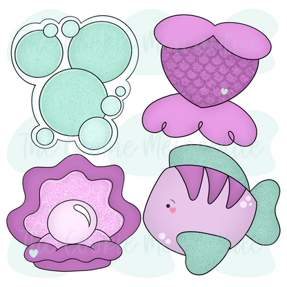 Mermaid Reef Set - Cookie Cutters