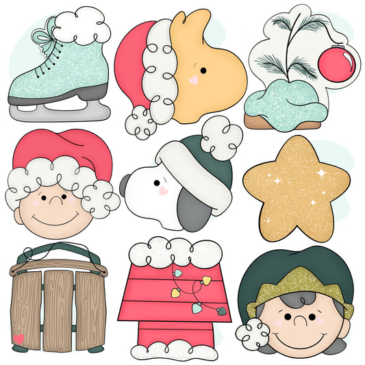 Christmas Peanuts Set - Cookie Cutters