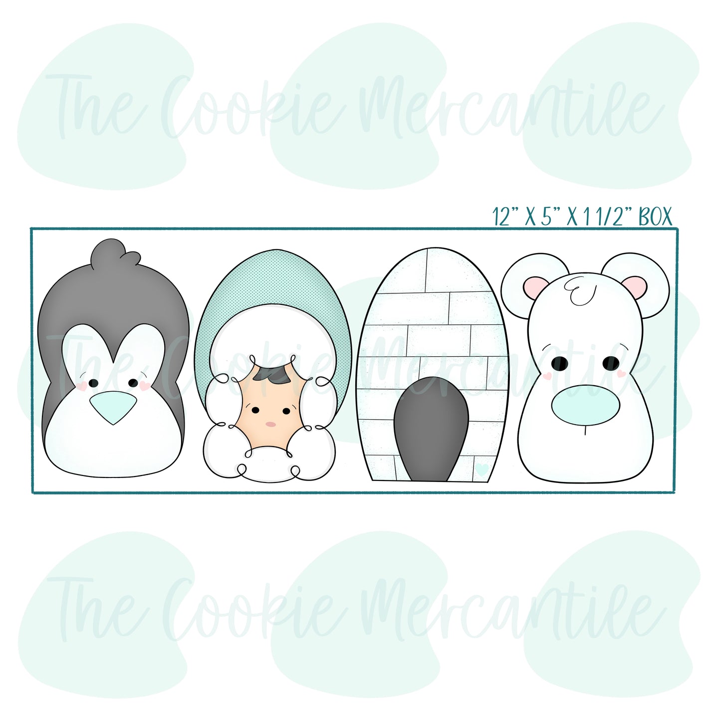 Chubby Arctic Friends Stick Set - Cookie Cutter