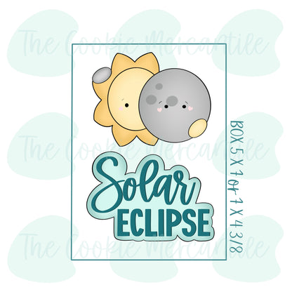 Solar Eclipse 2 Piece Set - Cookie Cutter