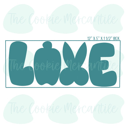 School LOVE Stick Set  -  Cookie Cutter