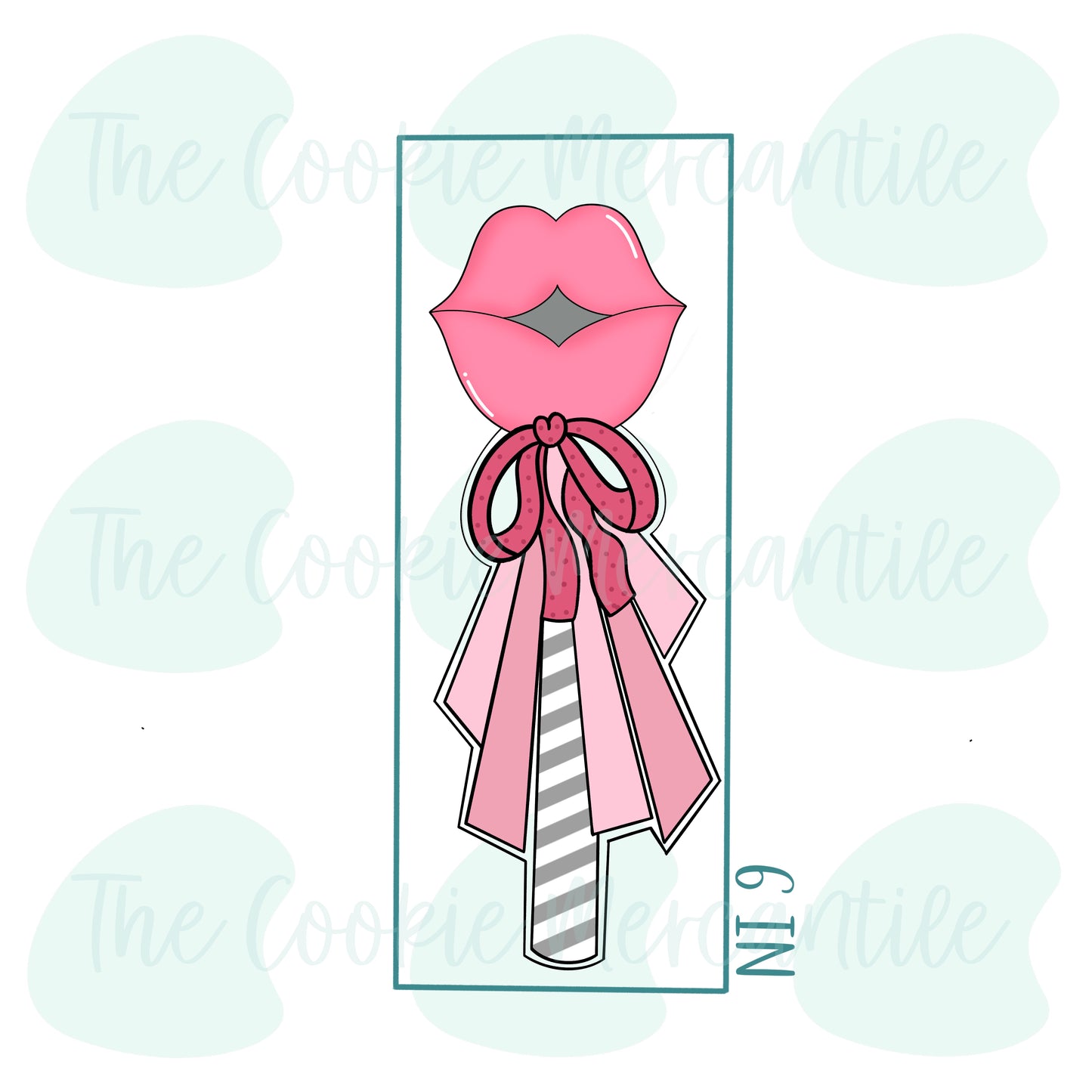 Skinny Kiss Cookie Pop Stick  - Cookie Cutter