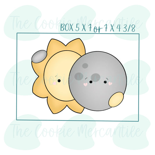 Sun and Moon 2 Piece Set - Cookie Cutter