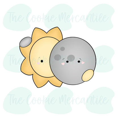 Solar Eclipse Pals - Cookie Cutter