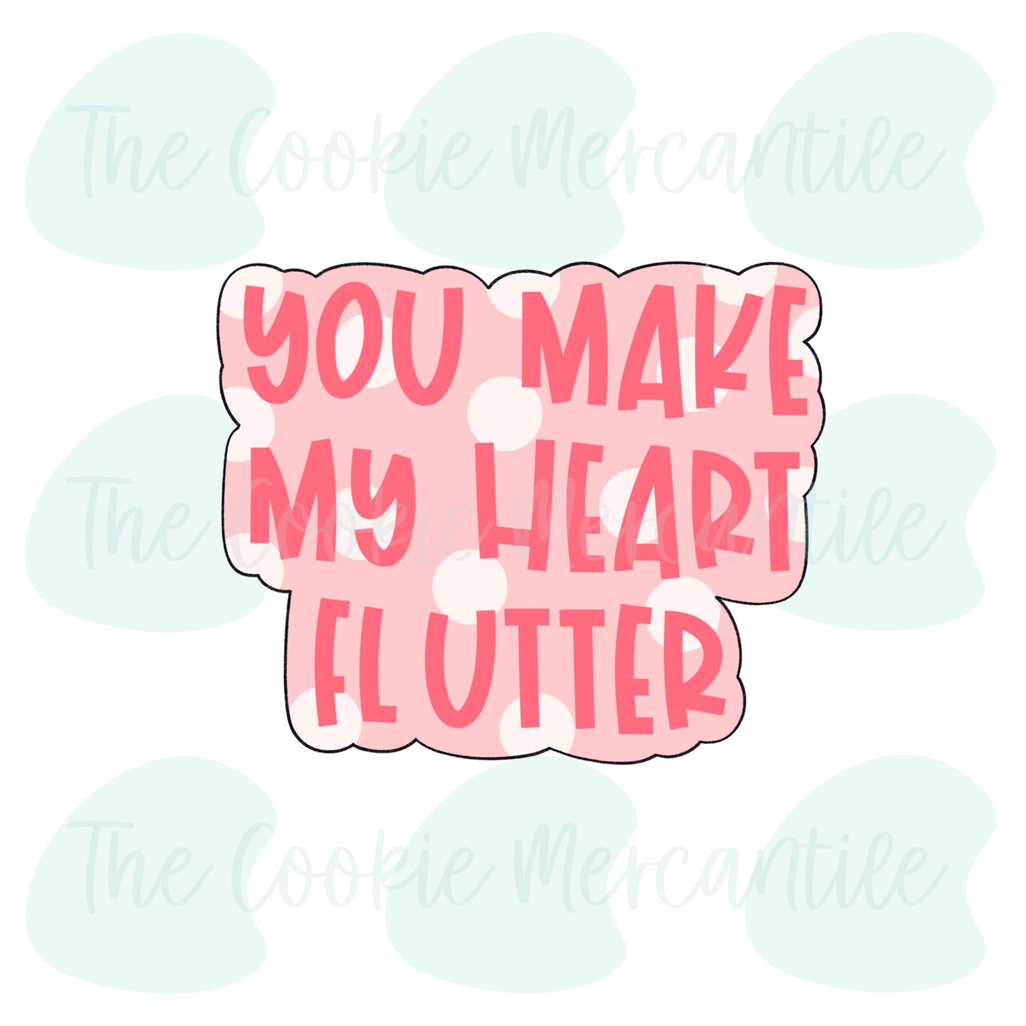 You Make My Heart Flutter Set - Cookie Cutter