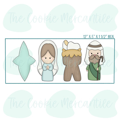 Custom Nativity Stick Set - Cookie Cutter