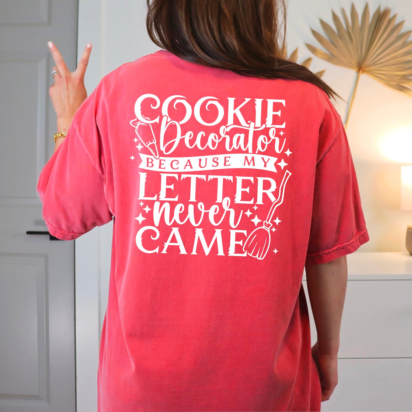 Cookie Decorator Wizard Inspired (Broom) - T-Shirt