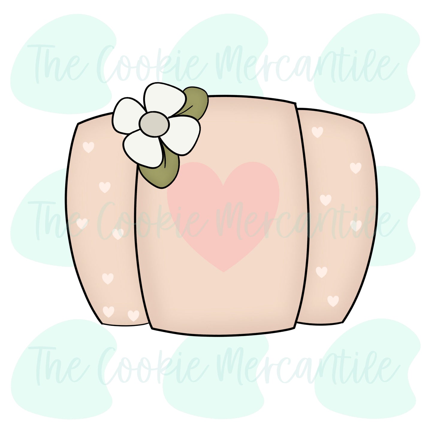 Floral Band Aid- Cookie Cutter