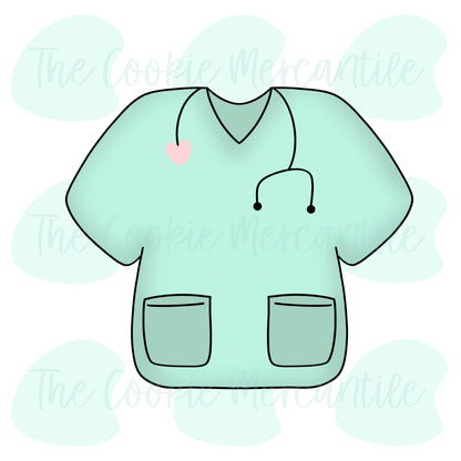 Chubby Scrub Top -  Cookie Cutter