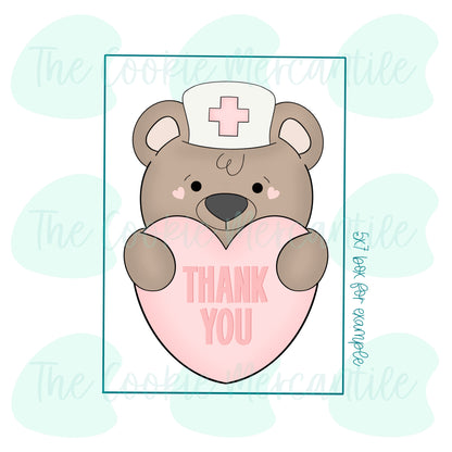 Nurse Bear 2-Piece Set  -  Cookie Cutter