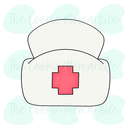 Chunky Nurse Hat - Cookie Cutter