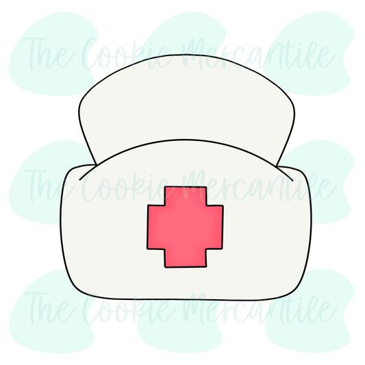 Chunky Nurse Hat - Cookie Cutter