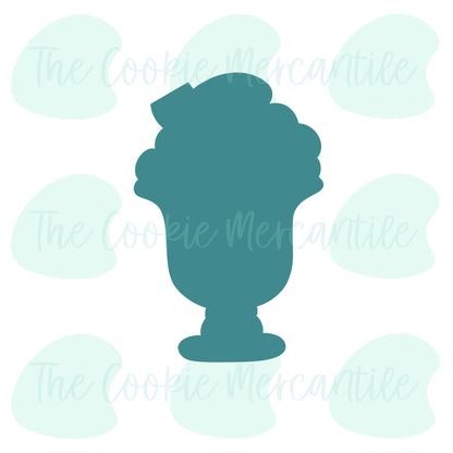 Poodle Skirt & Ice Cream Sundae [We go together like] - Cookie Cutter