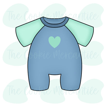 Boy Romper - Cookie Cutter