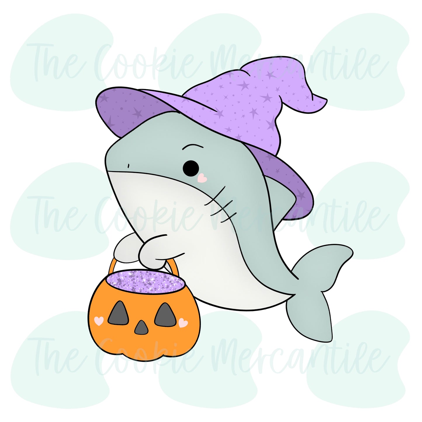 Trick or Treat Shark - Cookie Cutter