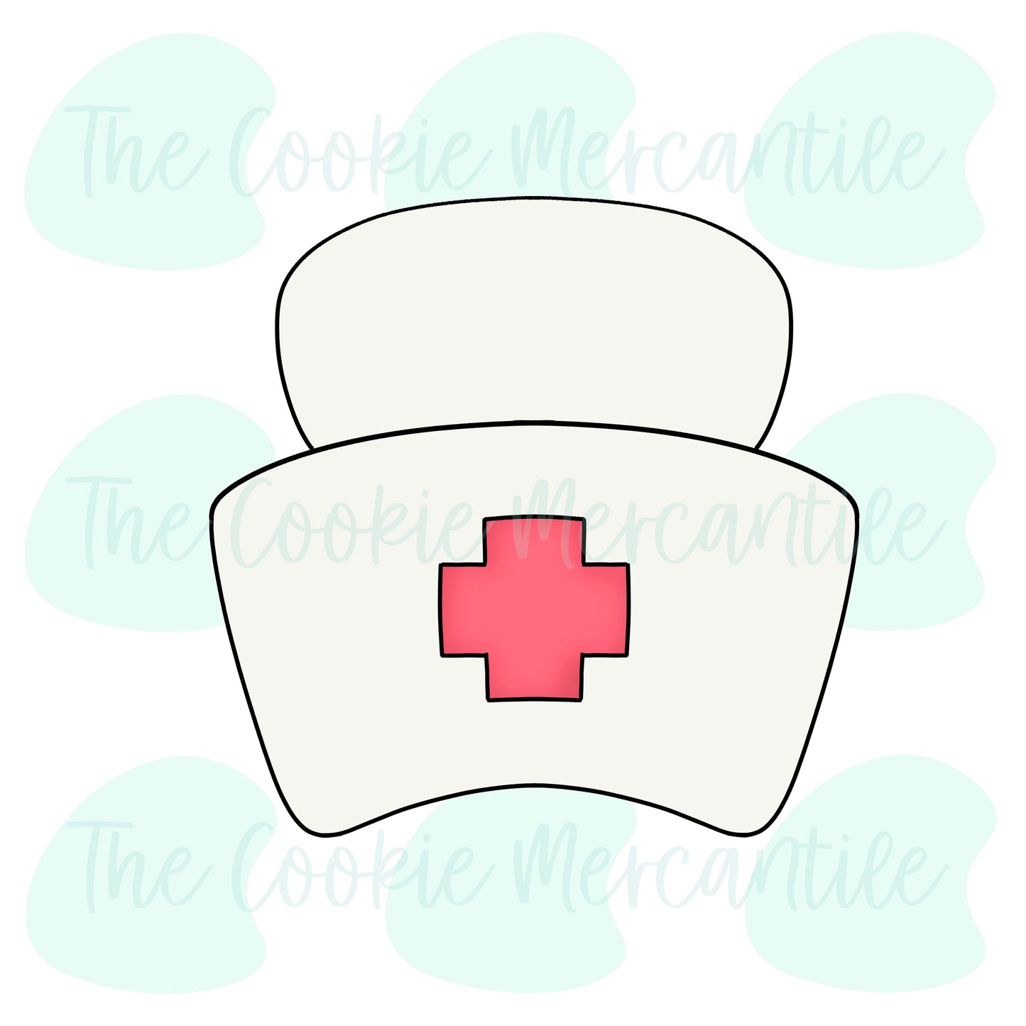 Chubby Nurse Hat  - Cookie Cutter